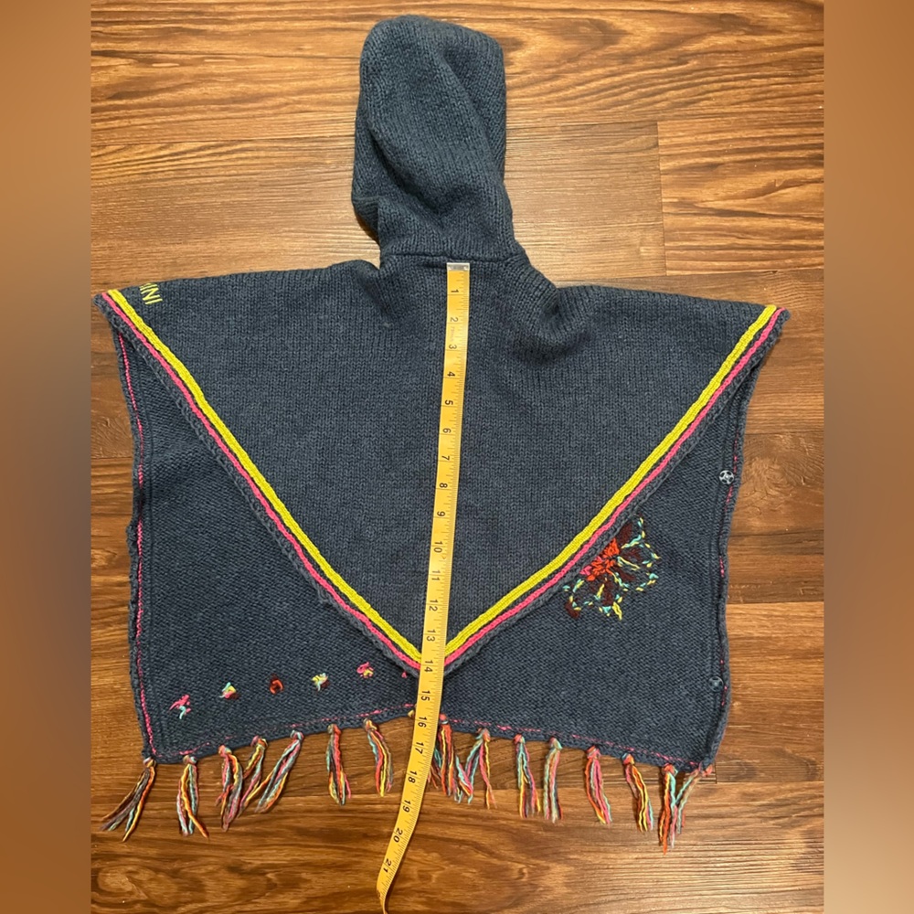 Catimini Girls Hooded Scarf Wrap Age 5 - Picture 7 of 12